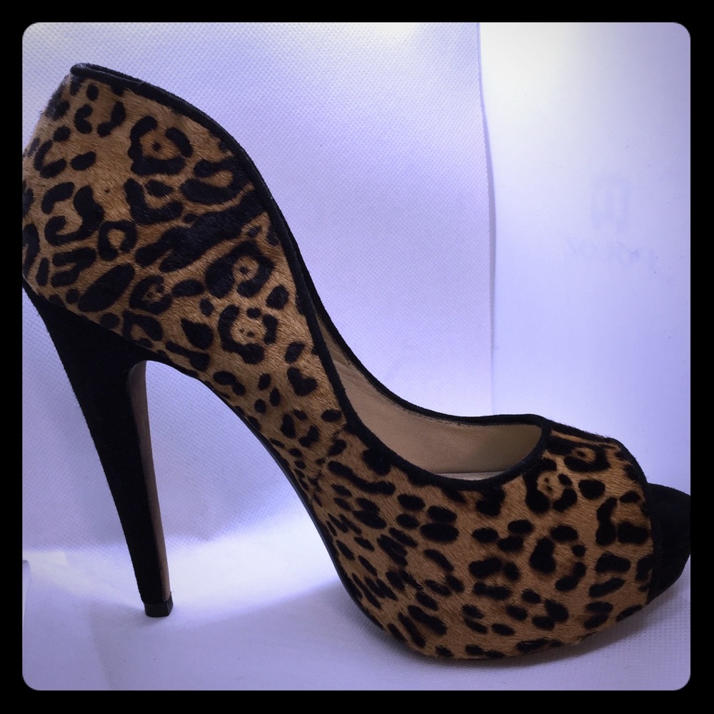 Classiques Entier Animal Print Peeptoe